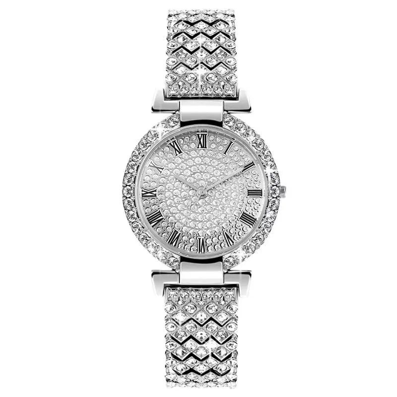 Simple Style Classic Style Solid Color Jewelry Buckle Quartz Women's Watches