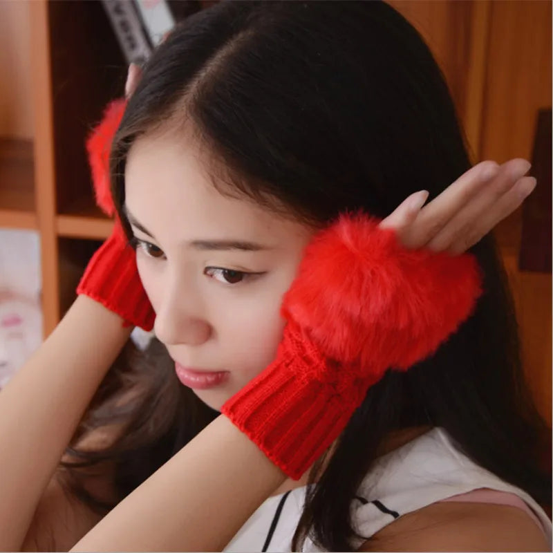 Women's Sweet Simple Style Solid Color Gloves