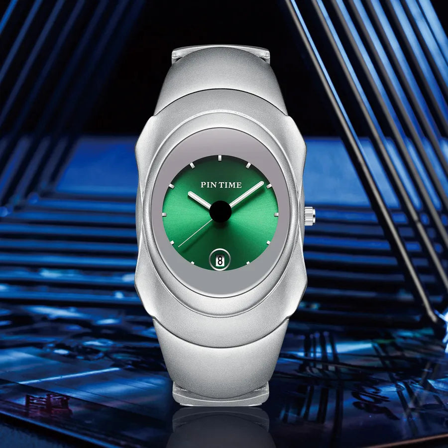Casual Geometric Butterfly Double Snap Quartz Women's Watches