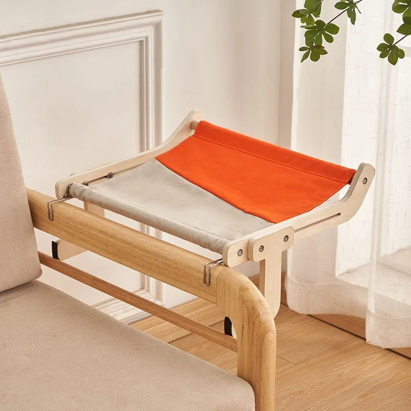 Simple Style Classic Style Wood Color Block Checkered Pet Bed
