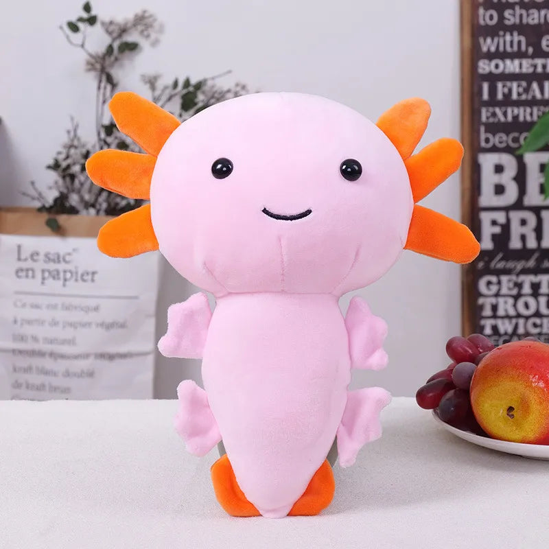 direct   salamander doll plush toy Axoiotl hexagonal dinosaur doll spot
