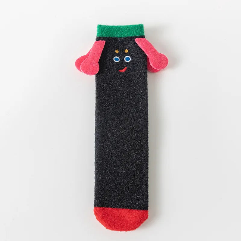 Sweet Women's Cartoon Polyester Ankle Socks A Pair