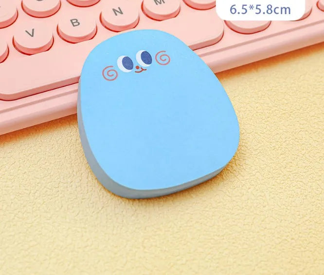 cute cartoon student stationery colorful message note sticker