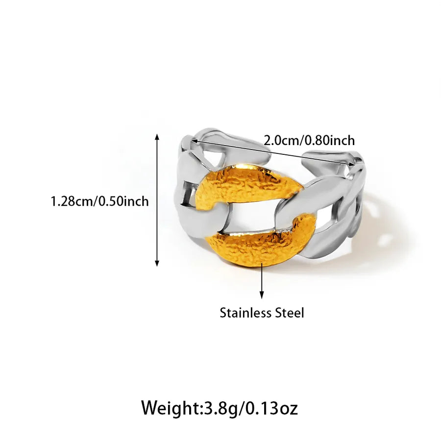 Wholesale Jewelry Casual Starfish Heart Shape Flower 304 Stainless Steel Open Rings