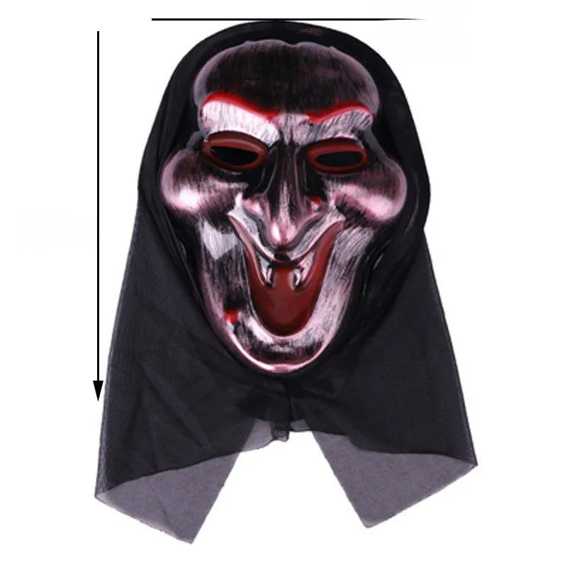 Halloween horror mask party masquerade whole person grimace scream pullover mask skeleton ghost mask