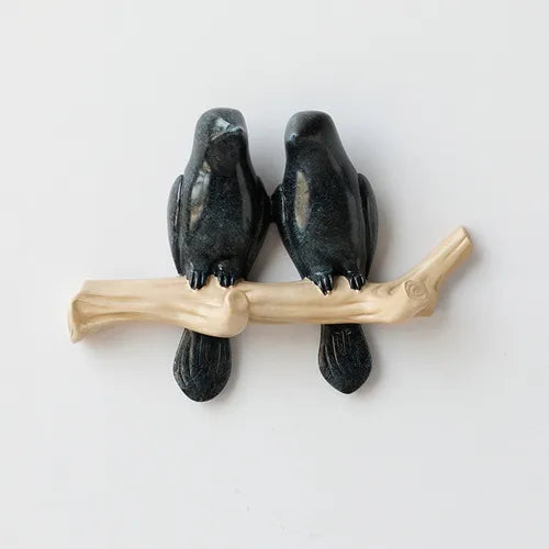 Nordic Creative Bird Decoration Hook Hallway Wall Seamless Key Hook Punch-free Wall Decoration Wall Hanging Coat Hook