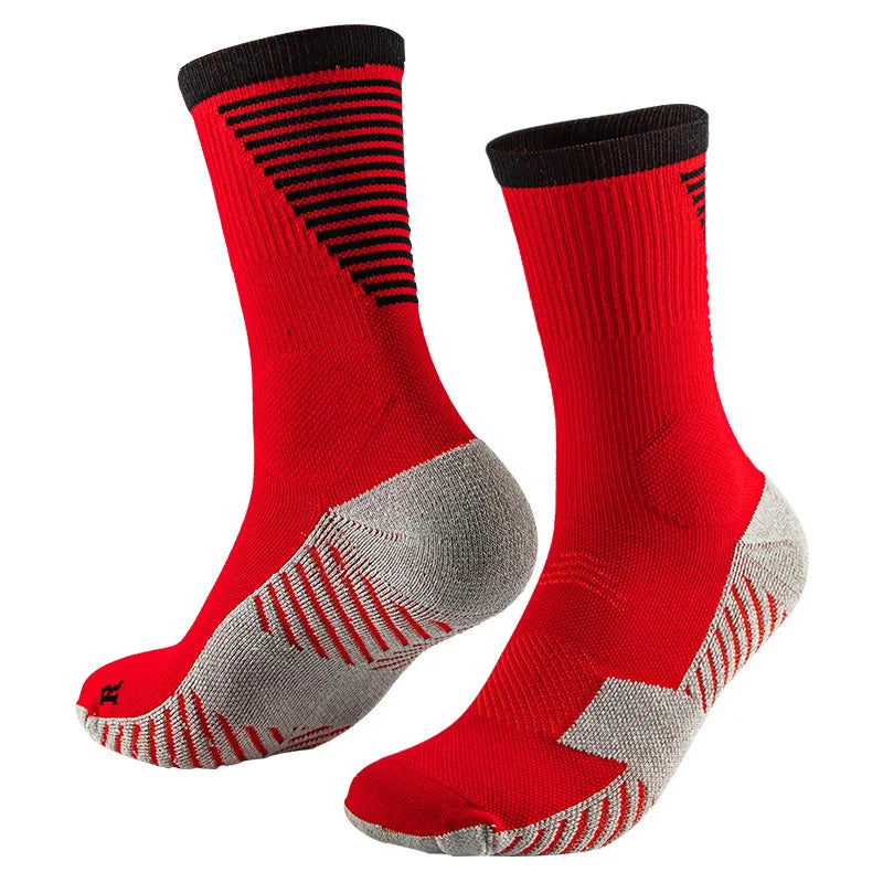 men's sports geometric cotton jacquard crew socks a pair