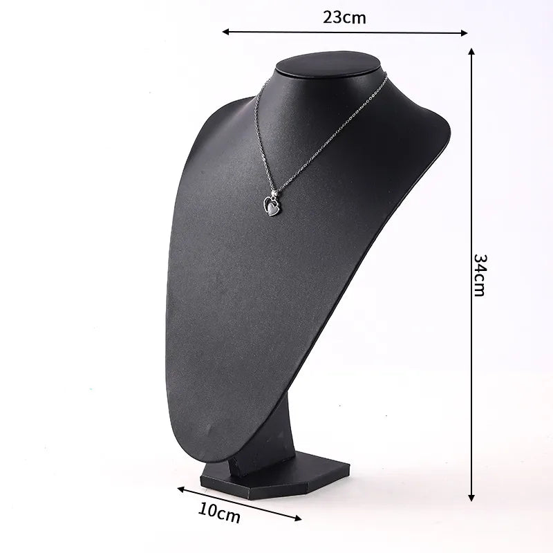 1 Piece PU velvet Classic Style Solid Color Jewelry Display Bust