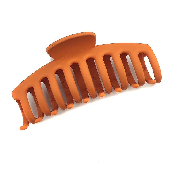 Elegant Simple Style Women's Solid Color Plastic Resin Hair Claws