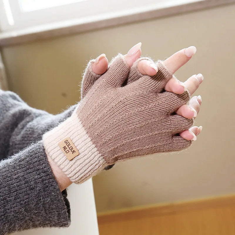 women's casual simple style solid color gloves 1 pair