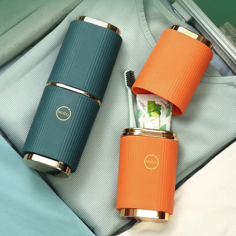 Portable high-looking large capacity travel wash cup household mouthwash Cup toothbrush box toothpaste toothbrush toothbrush storage box
