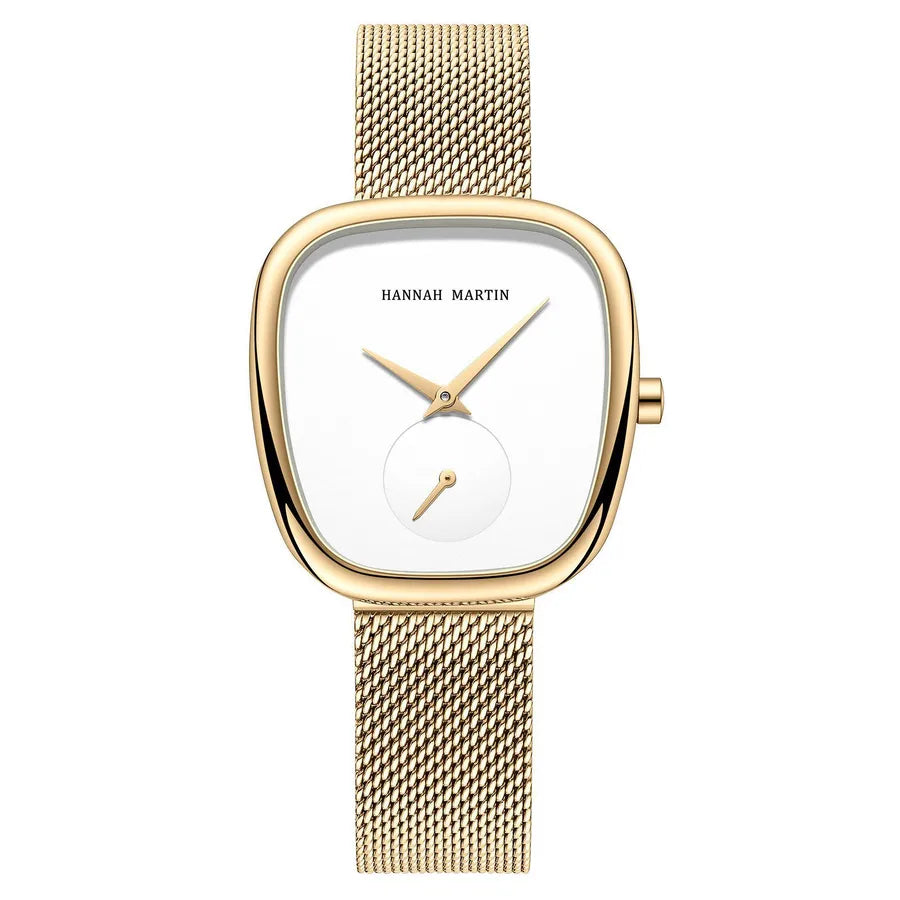 fashion round jewelry buckle quartz women's watches