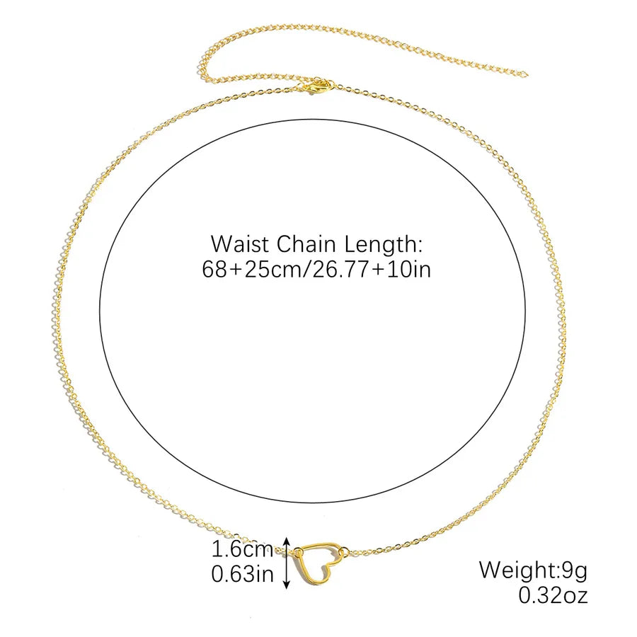 24  Hot Body Chain  Fashion Jewelry Love Waist Chain Sexy High-end Bikini Clothing Accessories