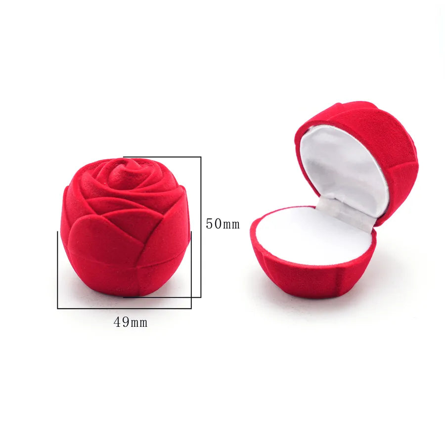 1 Piece Flannel Simple Style Classic Style Daily Angel Crown Strawberry Jewelry Boxes