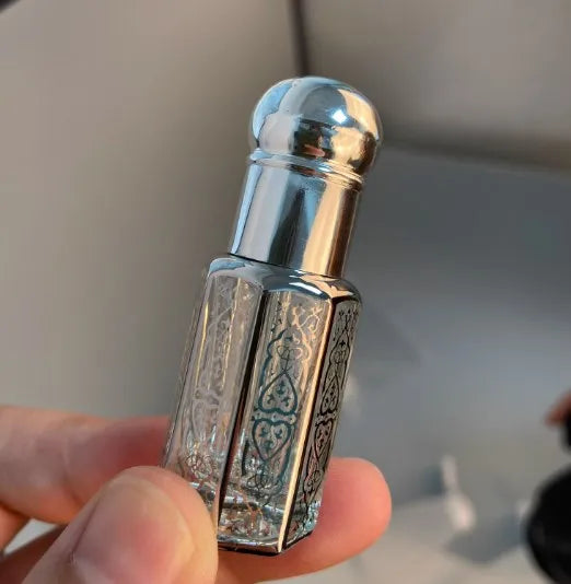 simple style geometric glass dropper subpacking bottle