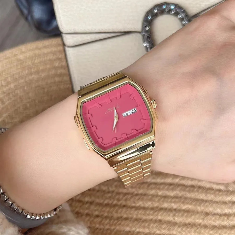 Casual Solid Color Quartz Watch Women's Watches