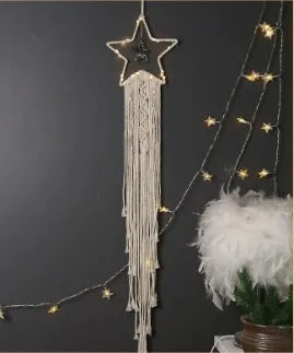 Nordic Style Vacation Dreamcatcher rope Iron Tapestry Dreamcatcher Artificial Decorations