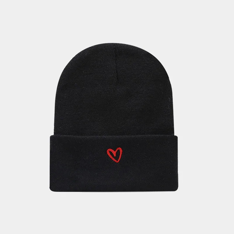 women's fashion letter rose embroidery crimping wool cap