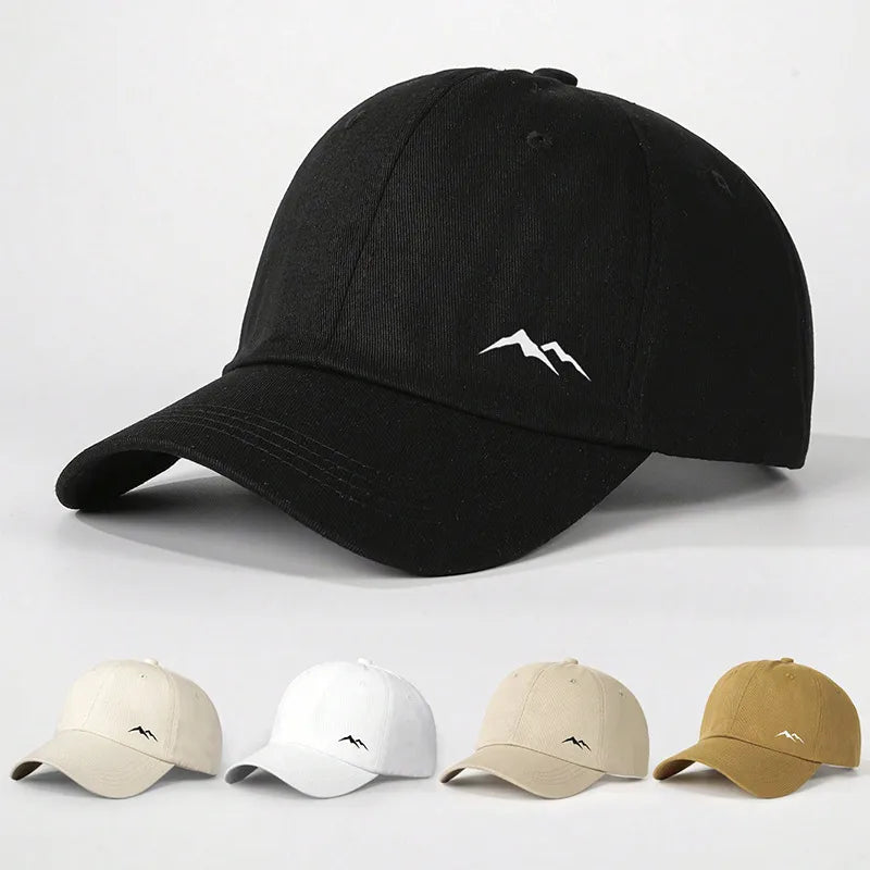 Unisex Classic Style Commute Solid Color Curved Eaves Baseball Cap