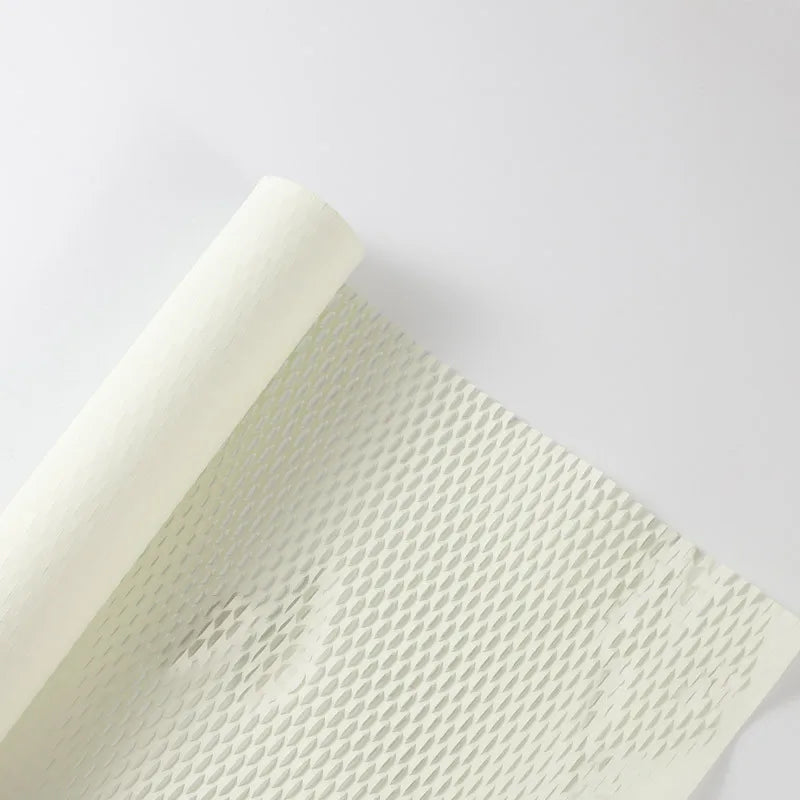 Trendy Honeycomb Paper Mesh Flower Bouquet Artistic Packaging Material Fresh Flowers Gift Wrapping Wholesale Handmade Craft Supplies