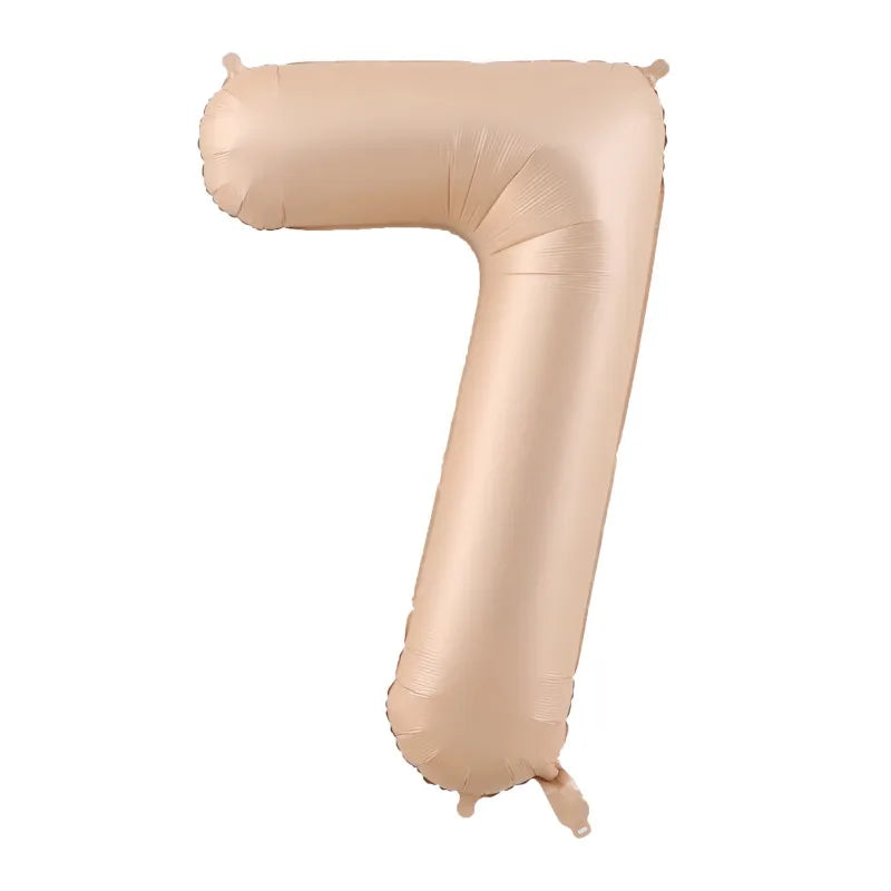 birthday number aluminum film party balloons 1 piece