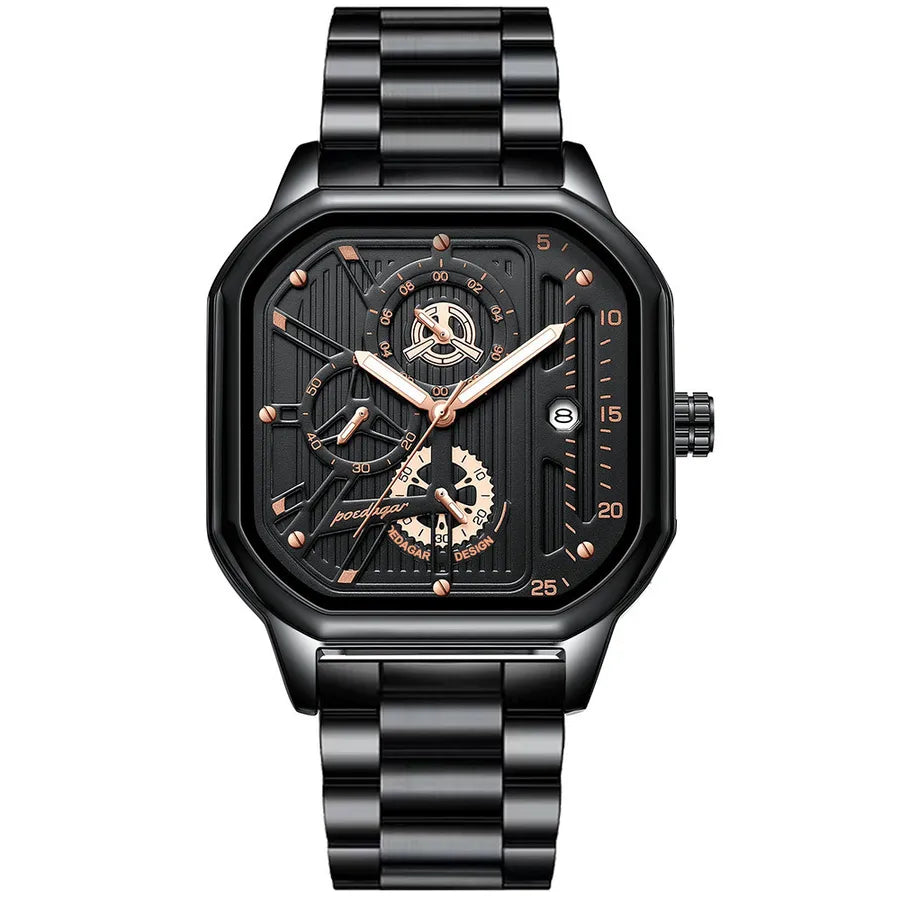 sports geometric buckle quartz men's watches
