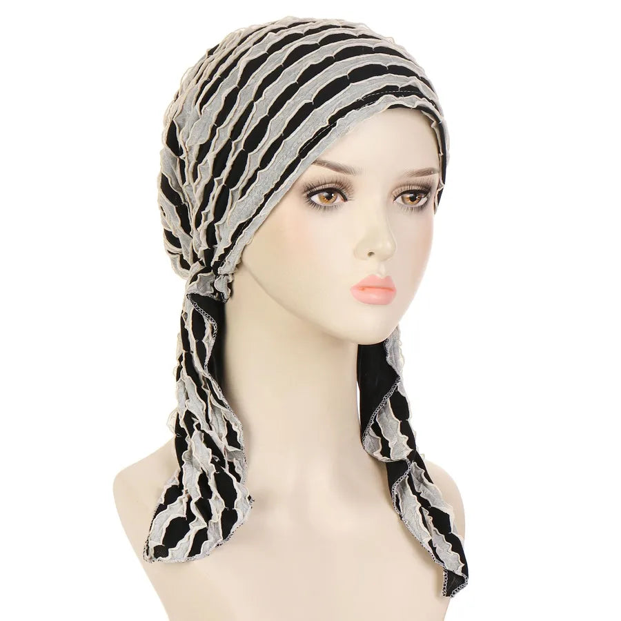 Women's Casual Classic Style Solid Color Polyester Hijab
