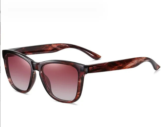 simple style flower tac square full frame men's sunglasses