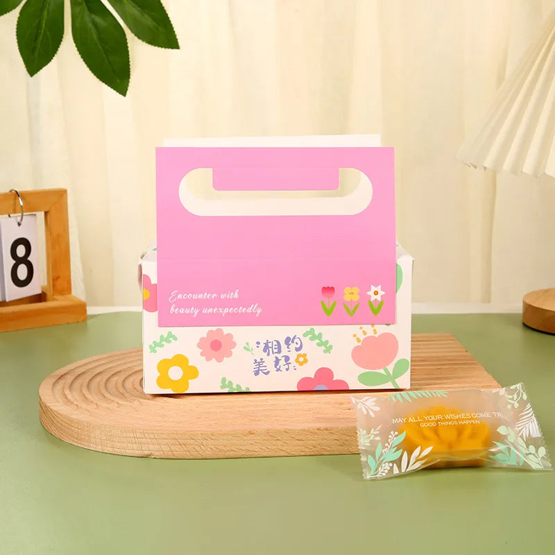 Cute letter Flower White card Party Birthday Party Supplies Gift Wrapping Supplies 1 Piece