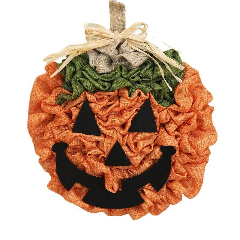 Halloween Cartoon Style Pumpkin Party Garlands Decorations Hanging Ornaments Party Supplies