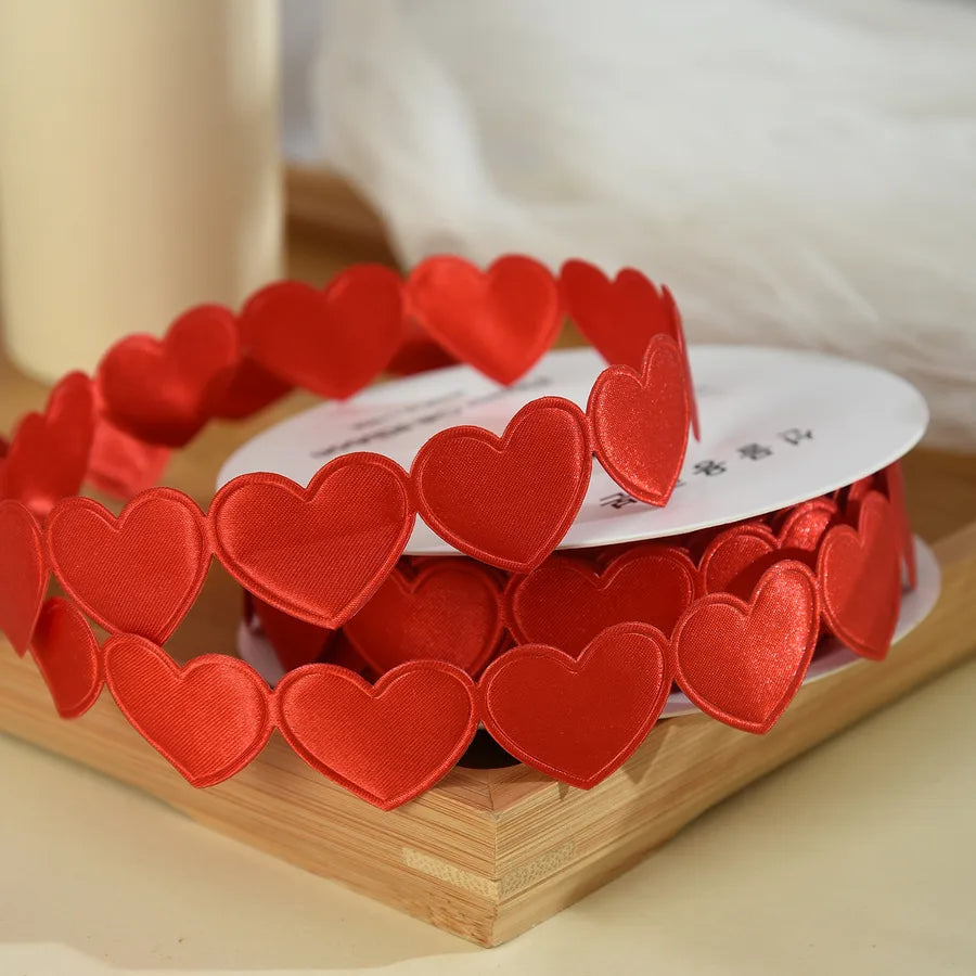 Valentine'S Day Casual Elegant Simple Style Heart Shape Polyester Holiday Banquet Birthday Party Supplies Gift Wrapping Supplies 1 Roll