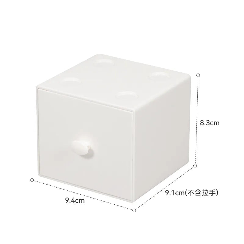 Solid Color PS Plastic Simple Style Storage Box
