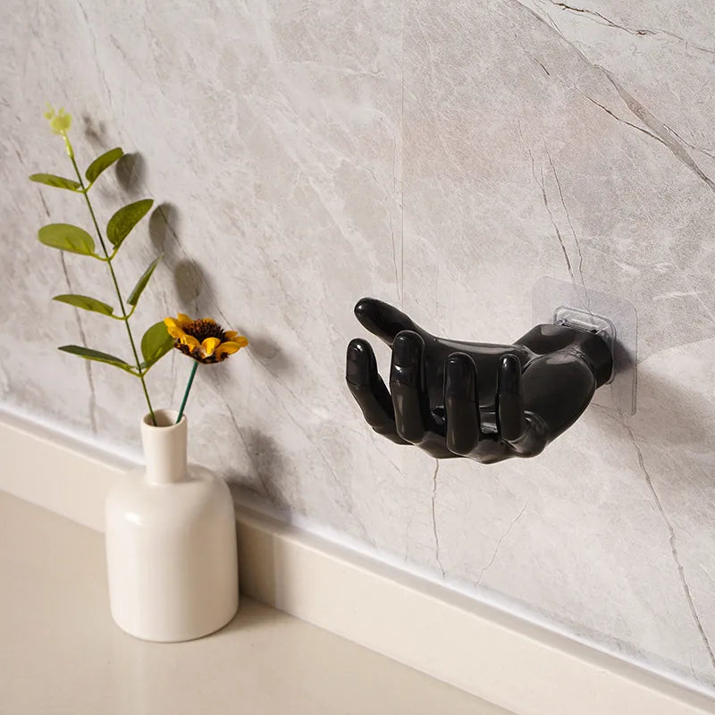 retro hand solid color resin hooks 1 piece
