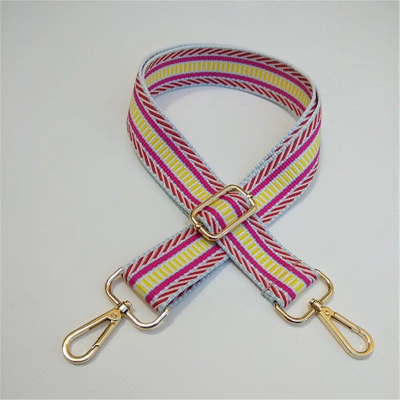 all seasons polyester stripe sling strap bag accessories