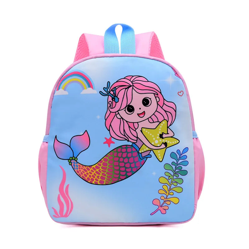 cute kindergarten new children's shoulder bag boy's shoulder bag cartoon girl backpack baby satchel