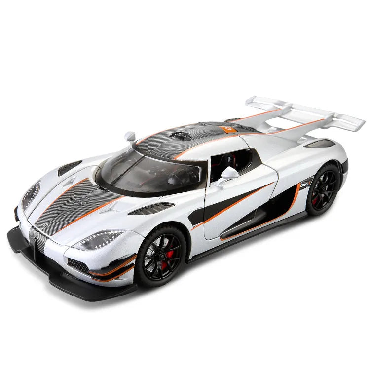 1:24 Coney SEG ONE alloy car model catapult open door Tide play sports car decoration Chenghai toy wholesale