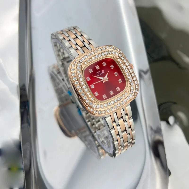 Simple Style Geometric Butterfly Double Snap Quartz Women's Watches