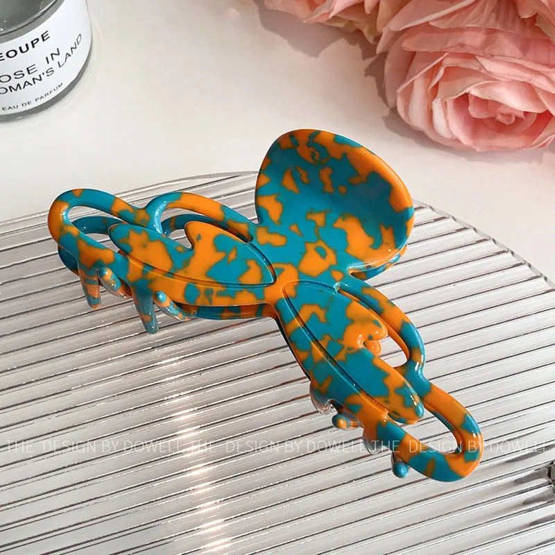 Dove Acetate Large Shark Clip Retro Hair Accessories For Women Elegant Hair Tail Clip Stylish Hair Decorations