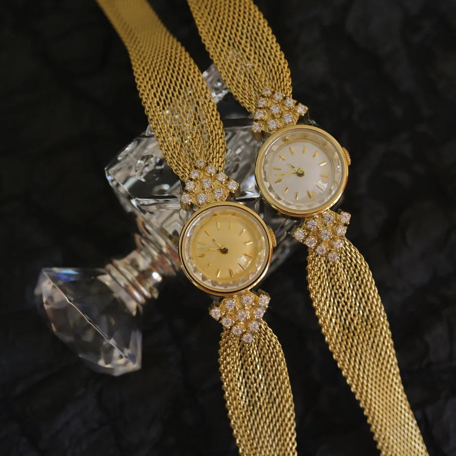 Vintage Style Classic Style Geometric Single Folding Buckle Quartz Watch Women's Watches