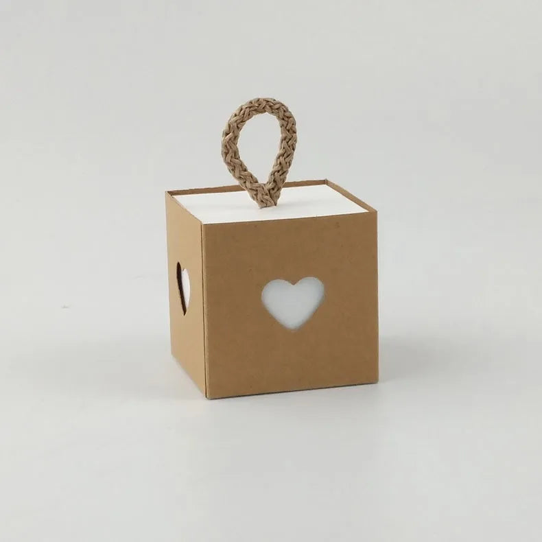 heart shape kraft paper daily gift wrapping supplies