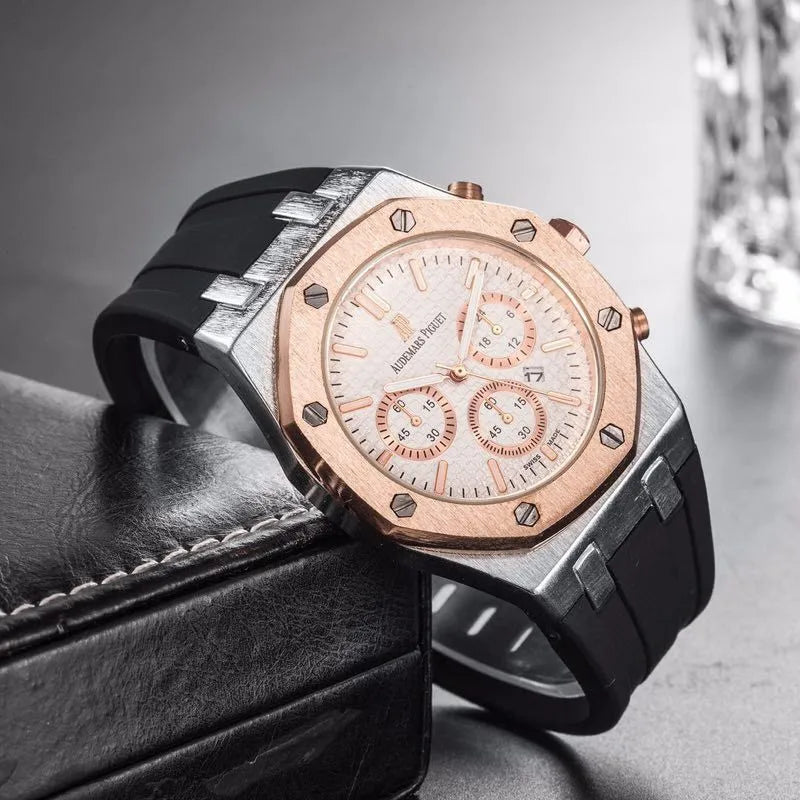 casual classic style geometric horseshoe buckle quartz women's watches
