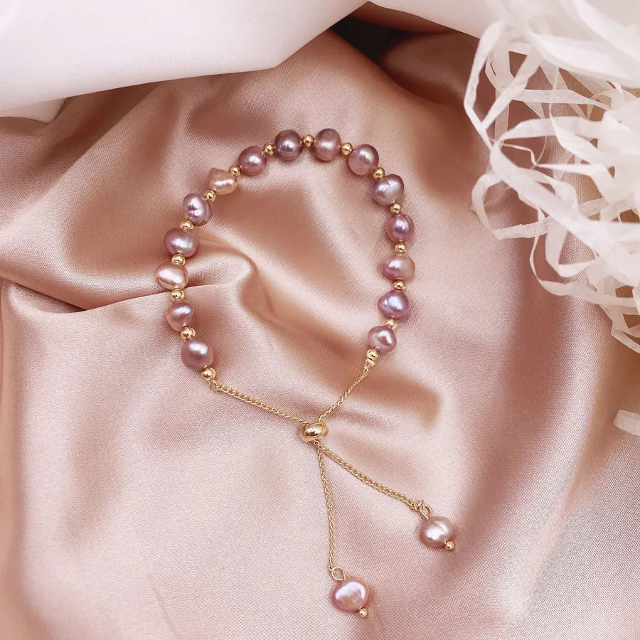 Freshwater Pearl Copper Beaded Bracelets