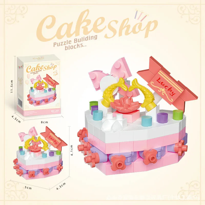 Children Unisex Cake Plastic Building Toys