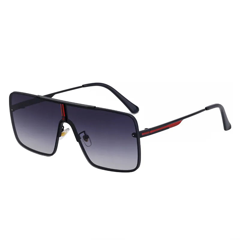 Casual Elegant Lady Solid Color Pc Square Full Frame Men's Sunglasses