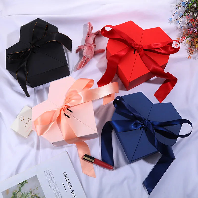 Valentine'S Day Casual Elegant Lady Heart Shape composite material Holiday Banquet Daily Gift Wrapping Supplies Gift Wrapping Supplies 1 Piece