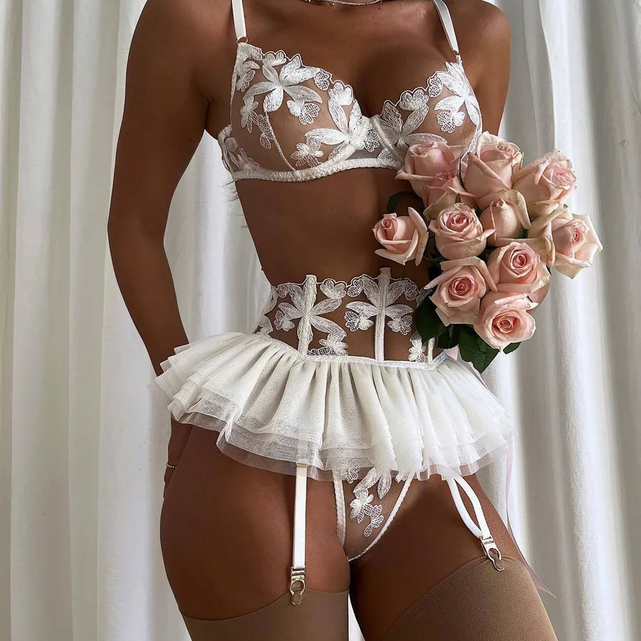 solid color lace bras sexy medium high waist sexy lingerie