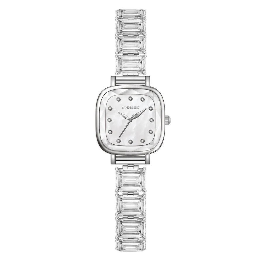 Elegant Modern Style Rectangle Jewelry Buckle Quartz Watch Women's Watches