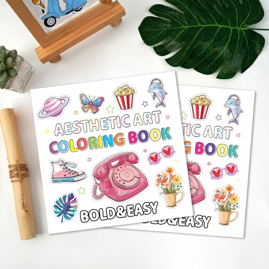 1 Piece Cartoon Letter Learning School Cute Painting Paper
