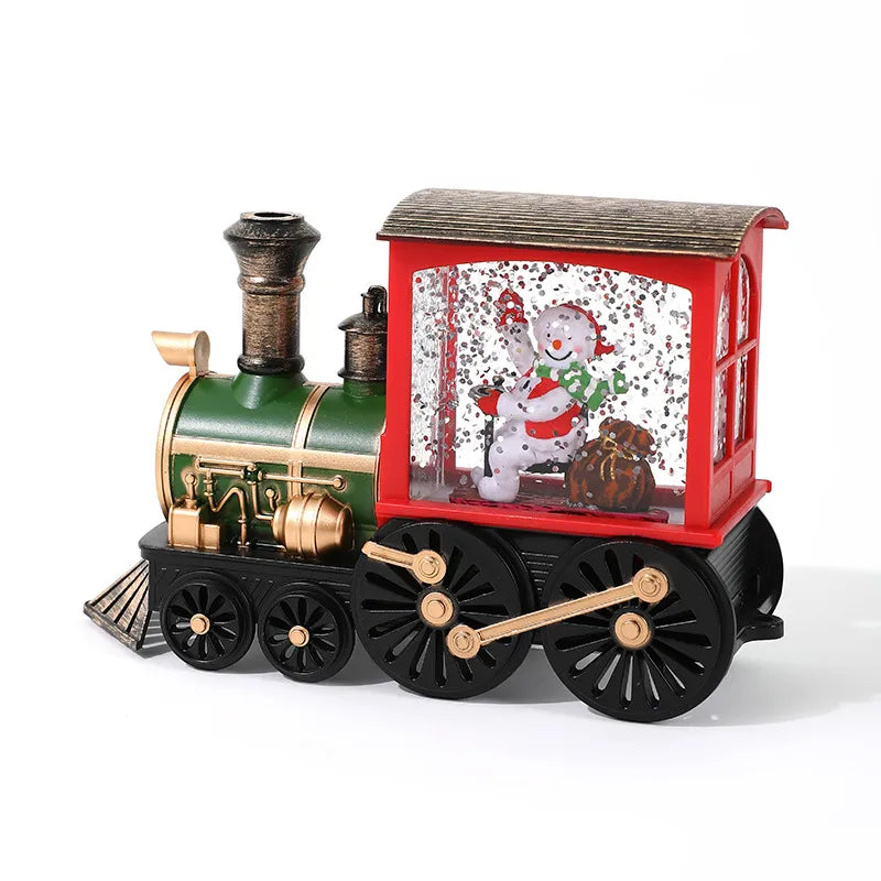 Christmas Cartoon Style Cute Santa Claus Snowman Plastic Indoor Party Festival Ornaments