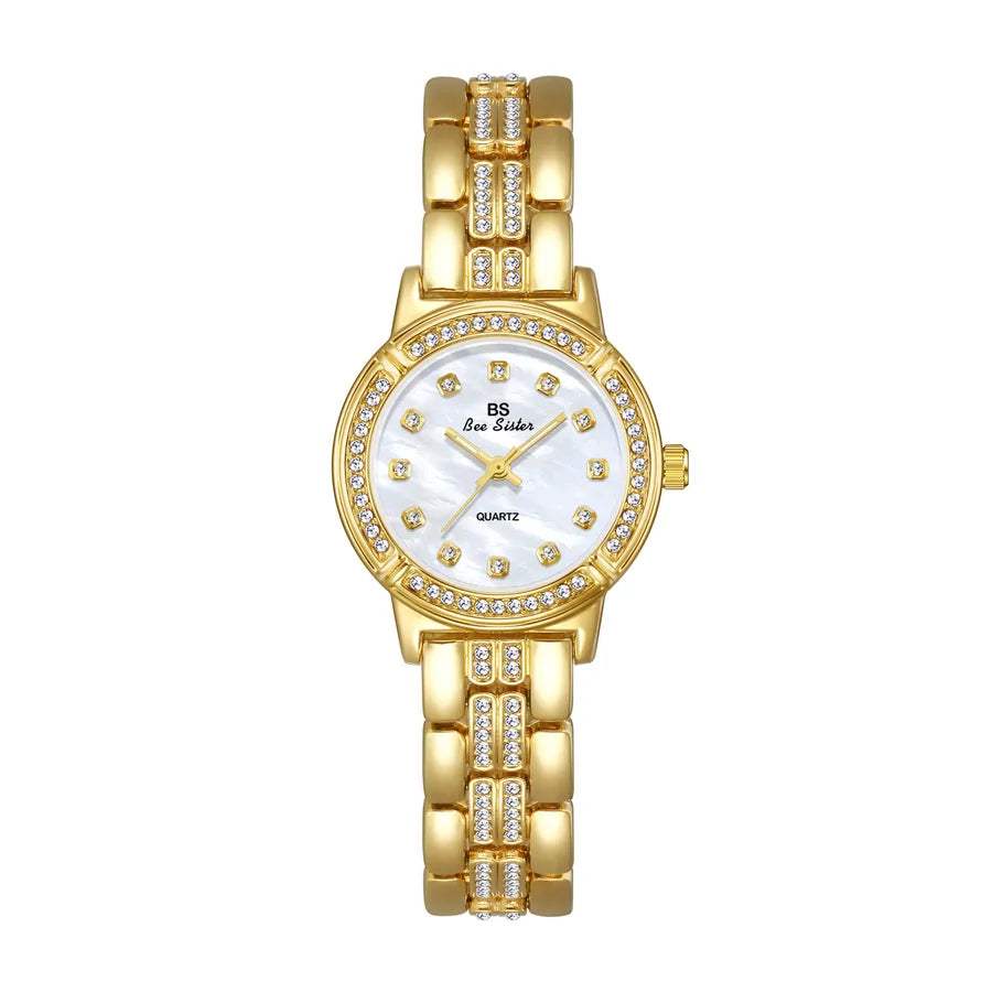 Simple Style Classic Style Solid Color Jewelry Buckle Quartz Women's Watches